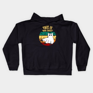 This Is Boo Sheet cat Kids Hoodie